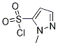 Structure of 1-Methyl-1H-pyrazole-5-sulphonyl chloride