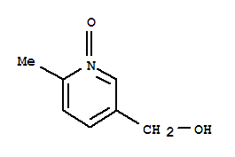 3-PYRIDINEMETHANOL,6-METHYL-,1-OXIDE结构式