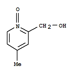 2-PYRIDINEMETHANOL,4-METHYL-,1-OXIDE结构式