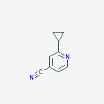 Structure of 2-Cyclopropylisonicotinonitrile
