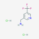 Structure of [5-(trifluoromethyl)pyridin-3-yl]methanamine;dihydrochloride