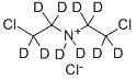 BIS(2-CHLOROETHYL)-D8-AMINE HCL结构式
