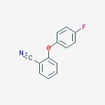Structure of 2-(4-fluorophenoxy)benzonitrile