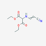 Structure of 2-(2-Cyano-vinylaMino)-Malonicaciddiethylester