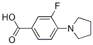 Structure of 3-Fluoro-4-pyrrolidinobenzoic Acid