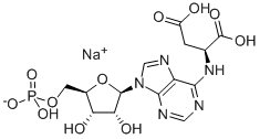 Structure of ADENYLOSUCCINIC ACID SODIUM SALT