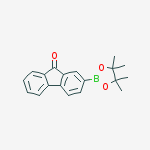 Structure of 2-(4,4,5,5-TETRAMETHYL-[1,3,2]DIOXABOROLAN-2-YL)-FLUOREN-9-ONE