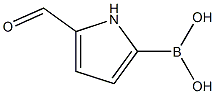 Structure of 5-forMyl-1H-pyrrol-2-yl-2-boronic acid