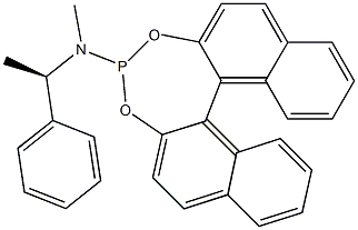 Structure of R-N-Methyl-N-[(1R)-1-phenylethyl]-Dinaphtho[2,1-d:1',2'-f][1,3,2]dioxaphosphepin-4-aMine
