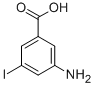 3-氨基-5-碘苯甲酸结构式