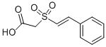Structure of 2-(STYRYLSULFONYL)ACETIC ACID