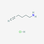 Structure of HEX-5-YNYLAMINE X HCL