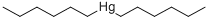 MERCURY DI-N-HEXYL结构式