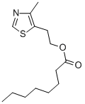 Structure of 4-Methyl-5-thiazolylethanyl octanoate