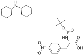 Structure of BOC-PHE(4-NO2)-OH DCHA