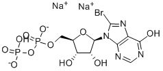 Structure of 8-BROMOINOSINE 5-DIPHOSPHATE SODIUM SALT