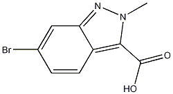 Structure of 6-Bromo-2-methyl-indazole-3-carboxylic acid
