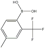 Structure of 4-Methyl-2-trifluoromethyl-phenylboronic acid