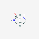 Structure of (3aR,6aR)-rel-hexahydro-Pyrrolo[3,4-b]pyrrol-6(1H)-one (Relative struc)