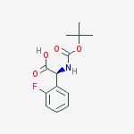 Structure of (S)-TERT-BUTOXYCARBONYLAMINO-(2-FLUORO-PHENYL)-ACETIC ACID