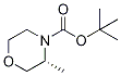 Structure of (R)-N-BOC-3-METHYLMORPHOLINE