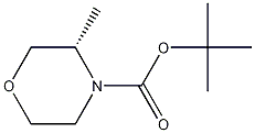 Structure of (S)-N-BOC-3-METHYLMORPHOLINE