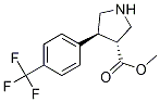 Structure of TRANS-METHYL 4-(4-(TRIFLUOROMETHYL)PHENYL)PYRROLIDINE-3-CARBOXYLATE