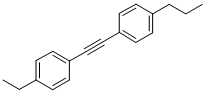 Structure of (4-ETHYLPHENYL)-(4-N-PROPYLPHENYL)ETHYNE