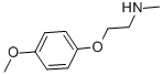 EthanaMine,2-(4-Methoxyphenoxy)-N-Methyl-结构式