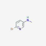 Structure of 6-bromo-n-methylpyridin-3-amine