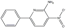 2-氨基-3-硝基-6-苯基吡啶结构式