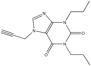 Structure of 3,7-Dihydro-1,3-dipropyl-7-(2-propynyl)-1H-purine-2,6-dione