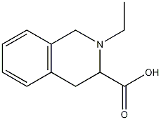 Structure of 2-ethyl-3,4-dihydro-1H-isoquinoline-3-carboxylic acid