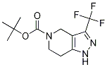 Structure of tert-Butyl 3-(trifluoromethyl)-1H,4H,5H,6H,7H-pyrazolo[4,3-c]pyridine-5-carboxylate