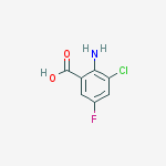 Structure of 2-Amino-3-chloro-5-fluorobenzoic acid