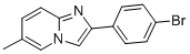 Structure of 2-(4-BROMOPHENYL)-6-METHYLIMIDAZO(1,2-A&