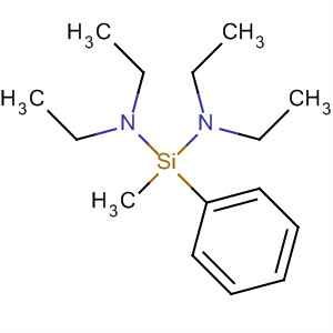 Structure of Silanediamine, N,N,N',N'-tetraethyl-1-methyl-1-phenyl-