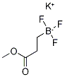 Structure of Potassium 3-trifluoroboratopropionate methyl ester