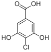 4-氯-3,5-二羟基苯甲酸结构式
