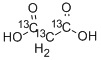 Structure of MALONIC-13C3 ACID
