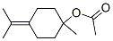 1-methyl-4-(1-methylethylidene)cyclohexyl acetate结构式
