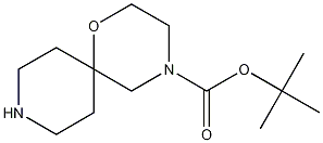 Structure of 1-oxa-4,9-diazaspiro[5.5]undecane-4-carboxylic acid, 1,1-dimethylethyl ester
