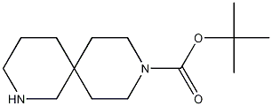 Structure of TERT-BUTYL 2,9-DIAZASPIRO[5.5]UNDECANE-9-CARBOXYLATE