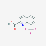 Structure of 8-(trifluoromethyl)quinoline-2-carboxylic Acid