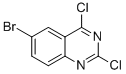 Structure of 6-BROMO-2,4-DICHLOROQUINAZOLINE