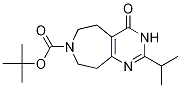 Structure of tert-butyl 2-isopropyl-4-oxo-5,6,8,9-tetrahydro-3H-pyriMido[4,5-d]azepine-7(4H)-carboxylate