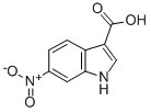 Structure of 6-NITROINDOLE-3-CARBOXYLIC ACID
