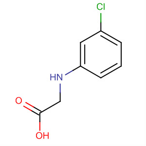 Structure of Glycine, N-(3-chlorophenyl)-
