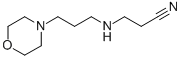 Structure of 3-[(3-MORPHOLINOPROPYL)AMINO]PROPANENITRILE