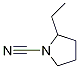 2-ethyl-1-Pyrrolidinecarbonitrile结构式